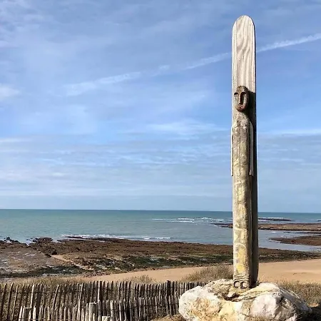 Maison Moderne A 500m De La Plage Avec Jardin, Wifi Et Garage, 6 Couchages - - Fr-1-231-231 * Brétignolles-sur-Mer